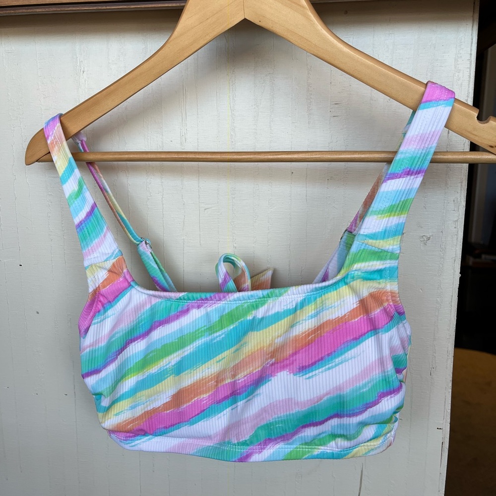 Xhilaration swimming top multicolor pastels